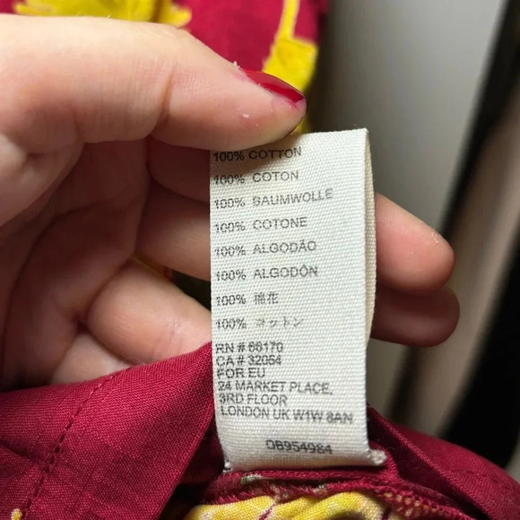 Free People Maroon Combo Malibu Romper NWT - Picture 5 of 7